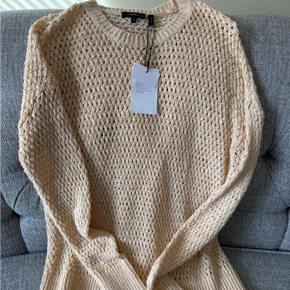 Theory Cream Sweater